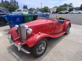 1953 MG TD Red NICHOLAS BERGER
